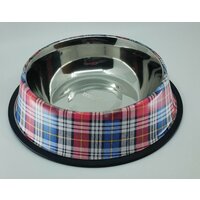 Nobleza Protišmyková miska KÁRO modro-červená 1,65 l - 28,5 x 7 cm